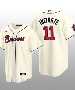 Atlanta Braves Ender Inciarte Cream 2021 MLB All-Star Game Replica Jersey