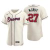 Atlanta Braves Fred McGriff Cream Authentic 2020 Alternate Jersey