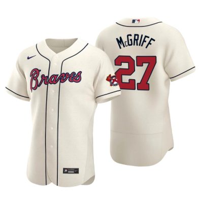 Atlanta Braves Fred McGriff Cream Authentic 2020 Alternate Jersey