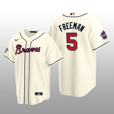 Atlanta Braves Freddie Freeman Cream MLB All-Star Game Replica Jersey