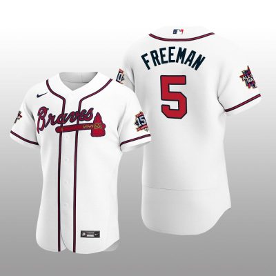 Atlanta Braves Freddie Freeman White MLB All-Star Game Authentic Home Jersey