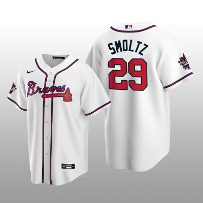Atlanta Braves John Smoltz White MLB All-Star Game Replica Home Jersey