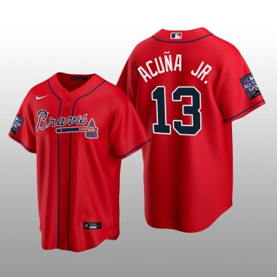 Atlanta Braves Red Alternate Jersey Replica Ronald Acuna Jr. All-Star Game