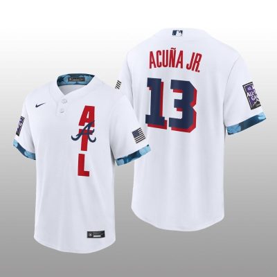 Atlanta Braves Ronald Acuna Jr. MLB All-Star Game Replica White Jersey