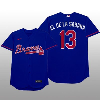 Atlanta Braves Ronald Acuna Jr. MLB Players Weekend Nickname Blue Jersey