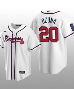 Atlanta Braves White Alternate Jersey Replica Marcell Ozuna 2021 All-Star Game