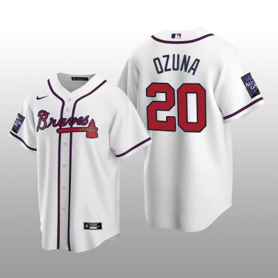 Atlanta Braves White Alternate Jersey Replica Marcell Ozuna All-Star Game