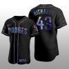 Authentic Garrett Richards San Diego Padres Holographic Black Golden Edition Jersey