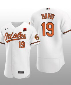 Baltimore Orioles Chris Davis Authentic White 2021 Memorial Day Jersey