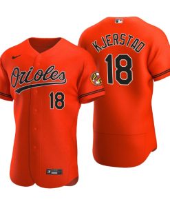 Baltimore Orioles Heston Kjerstad Orange 2020 MLB Draft Alternate Authentic Jersey