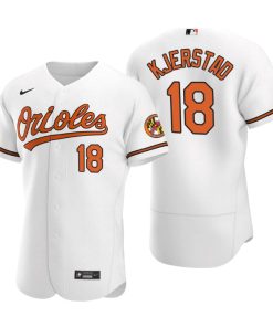 Baltimore Orioles Heston Kjerstad White 2020 MLB Draft Home Authentic Jersey