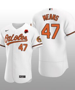 Baltimore Orioles John Means Authentic White 2021 Memorial Day Jersey