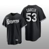Black Rangers Adolis Garcia 2021 All Black Fashion Serise Replica Jersey