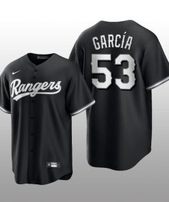 Black Rangers Adolis Garcia 2021 All Black Fashion Serise Replica Jersey