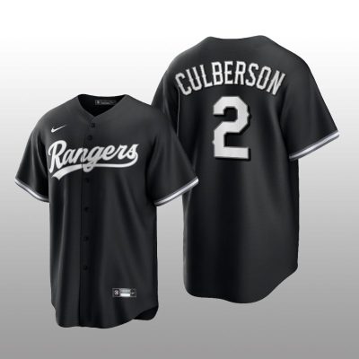 Black Rangers Charlie Culberson All Black Fashion Serise Replica Jersey