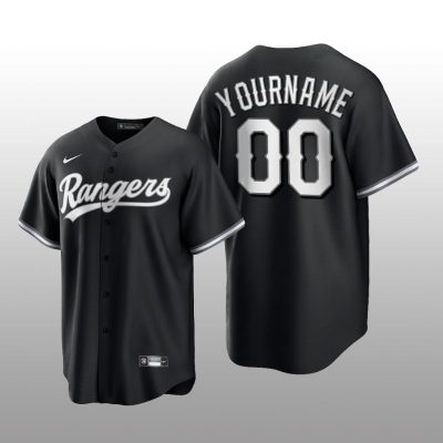 Black Rangers Custom All Black Fashion Serise Replica Jersey