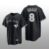 Blue Jays Cavan Biggio 2021 All Black Fashion Serise Replica Black White Jersey