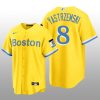 Boston Red Sox Carl Yastrzemski 2021 City Connect Replica Nike Gold Jersey