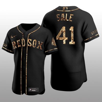 Boston Red Sox Chris Sale Python Skin Authentic Black Jersey