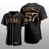 Boston Red Sox Eduardo Rodriguez Python Skin Authentic Black Jersey