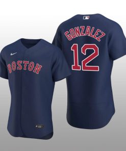 Boston Red Sox Marwin Gonzalez Authentic Alternate Navy Jersey