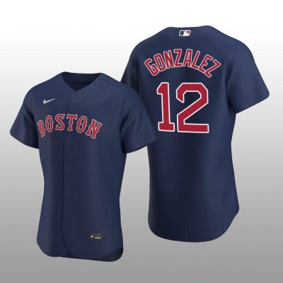 Boston Red Sox Marwin Gonzalez Authentic Alternate Navy Jersey