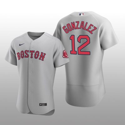Boston Red Sox Marwin Gonzalez Authentic Road Gray Jersey