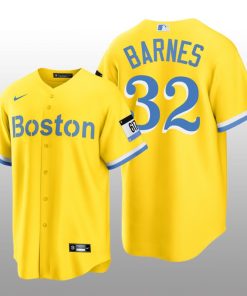 Boston Red Sox Matt Barnes 2021 City Connect Replica Nike Gold Jersey