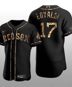 Boston Red Sox Nathan Eovaldi Python Skin Authentic Black Jersey