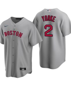 Boston Red Sox Nick Yorke Gray 2020 MLB Draft Road Replica Jersey