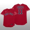 Boston Red Sox Rafael Devers 2021 MLB Players Weekend Nickname Red Jersey