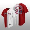 Boston Red Sox Replica J.D. Martinez Red-White Split Jersey