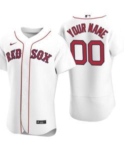 Boston Red Sox White 2020 Home Authentic Custom Men's Jersey