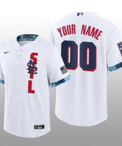 Cardinals Custom 2021 MLB All-Star Game Replica White Jersey