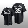 Cardinals Justin Williams 2021 All Black Fashion Serise Replica Jersey Black White