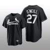 Cardinals Tyler O'Neill 2021 All Black Fashion Serise Replica Jersey Black White