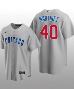 Chicago Cubs Jose Martinez Gray Replica Road Jersey