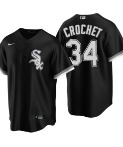 Chicago White Sox Garrett Crochet Black 2020 MLB Draft Alternate Replica Jersey