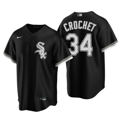 Chicago White Sox Garrett Crochet Black 2020 MLB Draft Alternate Replica Jersey