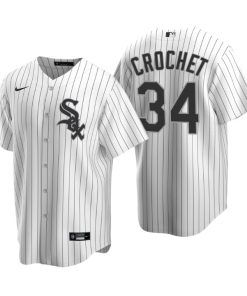 Chicago White Sox Garrett Crochet White 2020 MLB Draft Home Replica Jersey