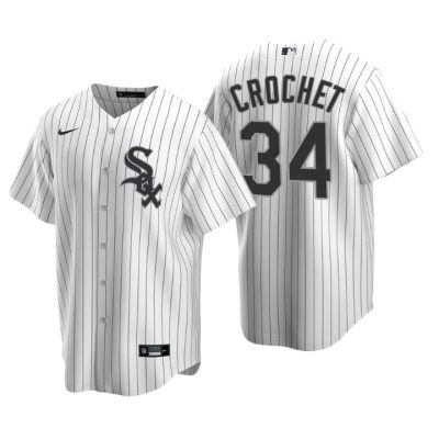 Chicago White Sox Garrett Crochet White 2020 MLB Draft Home Replica Jersey