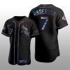 Chicago White Sox Men's Iridescent Logo Holographic Limited Jersey Tim Anderson Black Authentic