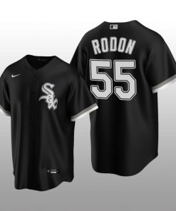 Chicago White Sox Men's Replica Alternate Jersey Carlos Rodon Black Nike