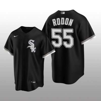 Chicago White Sox Men's Replica Alternate Jersey Carlos Rodon Black Nike