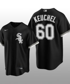 Chicago White Sox Men's Replica Alternate Jersey Dallas Keuchel Black Nike
