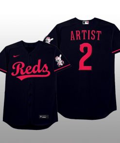 Cincinnati Reds Nick Castellanos 2021 MLB Players Weekend Nickname Navy Jersey