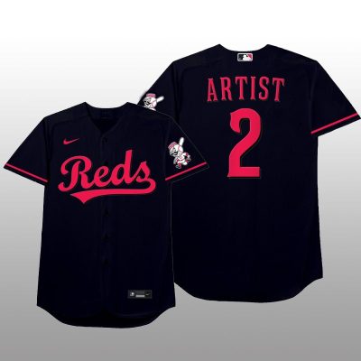 Cincinnati Reds Nick Castellanos MLB Players Weekend Nickname Navy Jersey