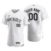 Colorado Rockies White 2020 Home Authentic Custom Men's Jersey