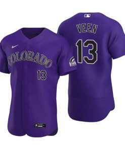 Colorado Rockies Zac Veen Purple Authentic 2020 MLB Draft Alternate Jersey