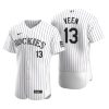 Colorado Rockies Zac Veen White Authentic 2020 MLB Draft Home Jersey